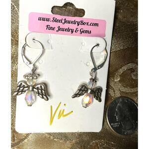 Dainty Angel Earrings